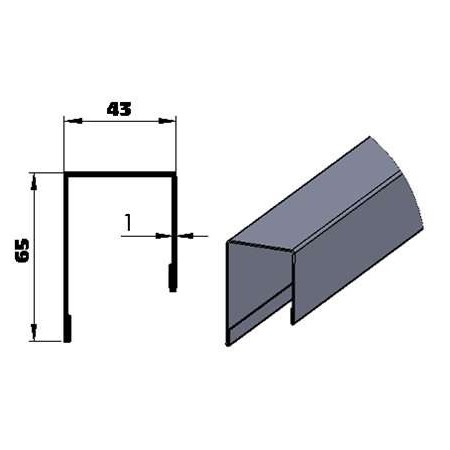 Traverse Haute Basculante
Porte Largeur 2400