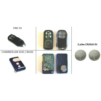 Pile 3V Cr2016 (lot de 2)