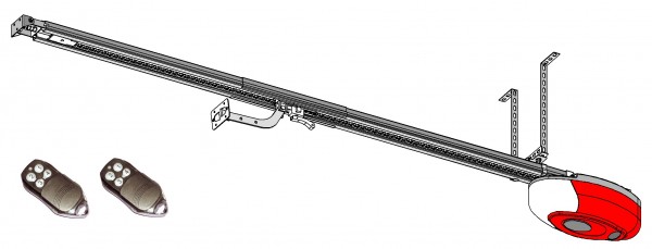 Motorisation ONE 600 D (livrée en kit 1 tête moteur + 1 rail + 2 émetteurs V4)