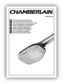 Notice de pose MOTEUR CHAMBERLAIN ML510EV Notice de pose MOTEUR CHAMBERLAIN ML510EV