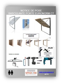 Notice de pose porte basculante euronorm Notice de pose porte basculante euronorm