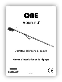 Manuel d'installation et réglages moteur ONE modèle X Manuel d'installation et réglages moteur ONE modèle X