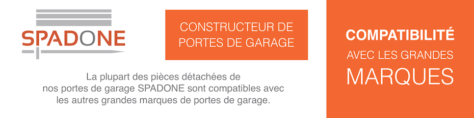 Pièces détachées portes de garage de grandes marques