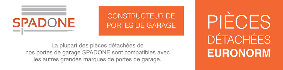 Pièces détachées pour porte de garage Euronorm