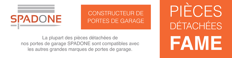 Pièces détachées pour porte de garage Fame