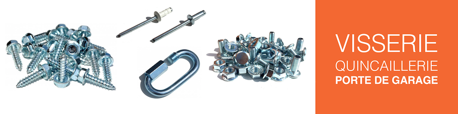 Screws and hardware for garage doors and accessories